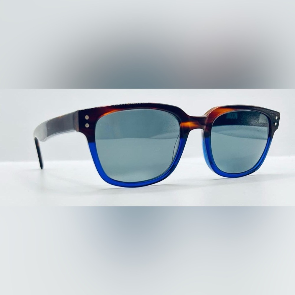 Blue Moon BM7000 Brown Blue Oval Sunglasses Frames Only